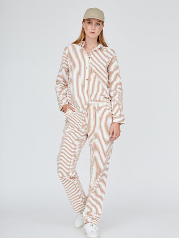 Harriet pant - brown stripe