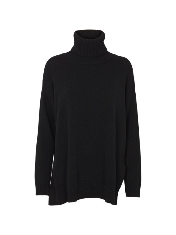 Line T-neck sweater - 2 farver