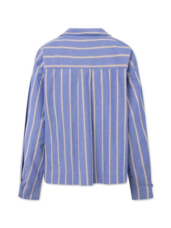 Nué Notes - Dorian shirt - blue striped