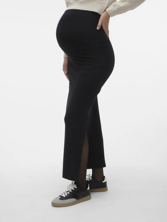 Mamalicious - Emma tube maxi nederdel - sort