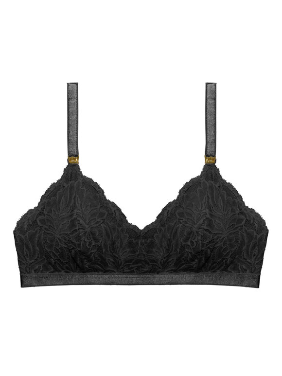 Underprotection - Vera nursing bra - black