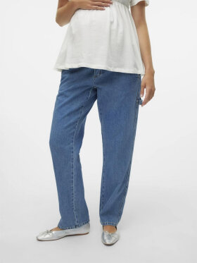 Mamalicious - ML Kyoto workwaer jeans - medium blue denim