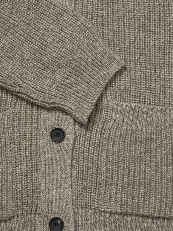 AIAYU - Bine wool cardigan - pure soil