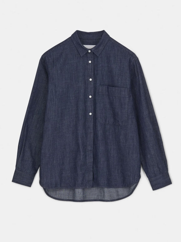 AIAYU - Lynette shirt - dark denim