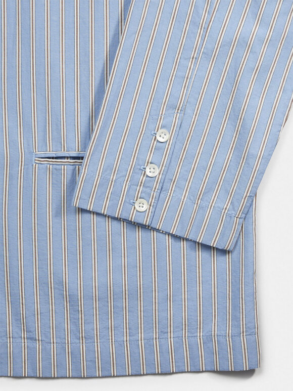 AIAYU - Atla shirt striped -  mix baby blue