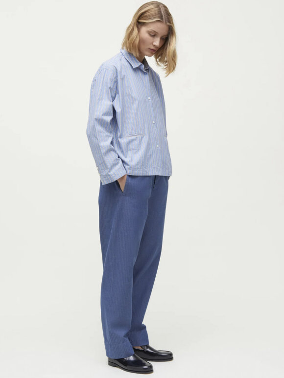 AIAYU - Atla shirt striped -  mix baby blue