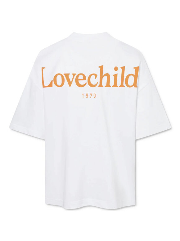 Lovechild 1979 - Aria t-shirt - orange ryg logo