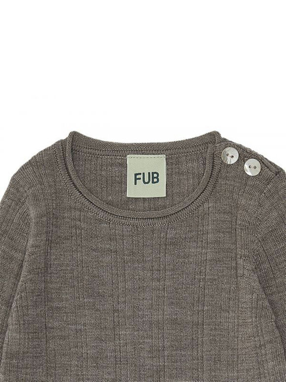 FUB  - Baby merino rib body - 2 farver