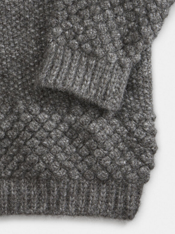 AIAYU - Daniela wool sweater - pure dark grey