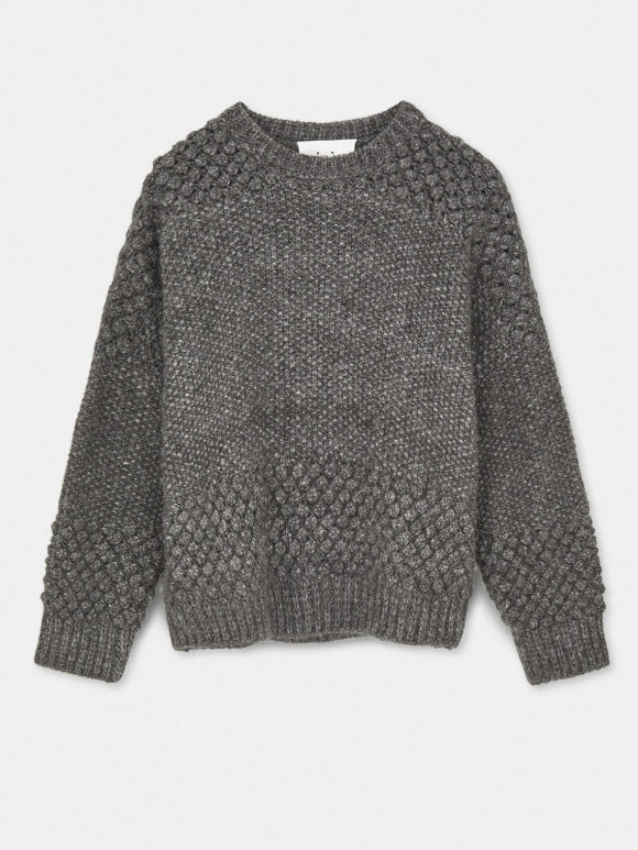 AIAYU - Daniela wool sweater - pure dark grey