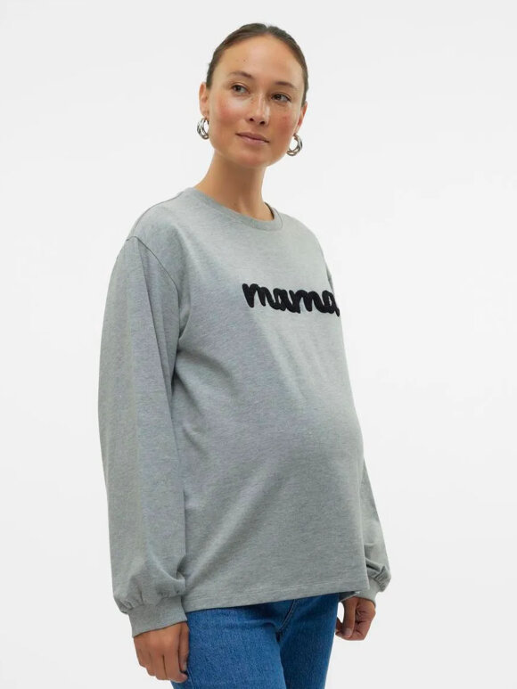 Mamalicious - Sine Vita MAMA sweatshirt - gravid/ammevenlig