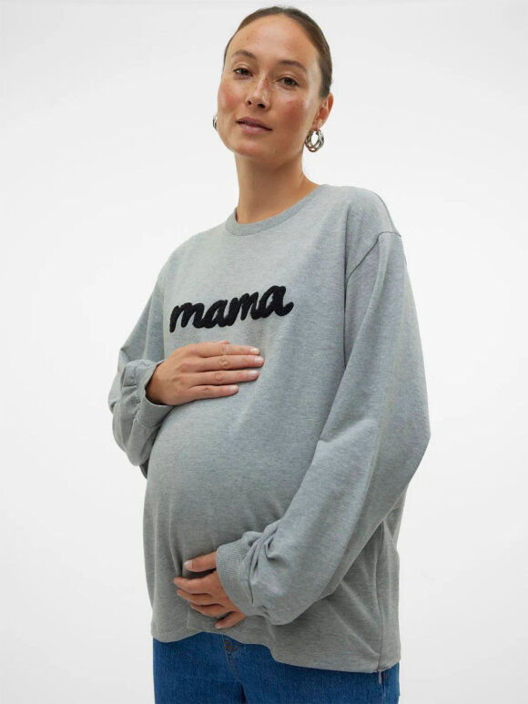 Mamalicious - Sine Vita MAMA sweatshirt - gravid/ammevenlig