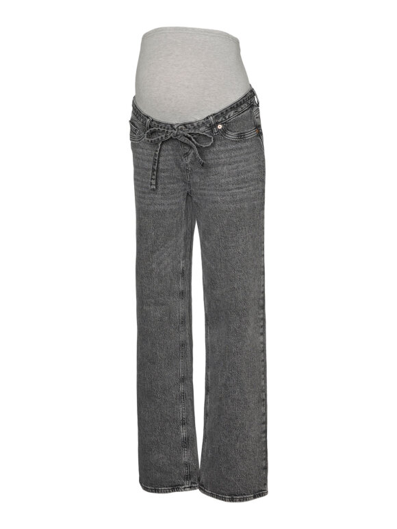 Mamalicious - Vero Moda Tessa wide jeans - grey