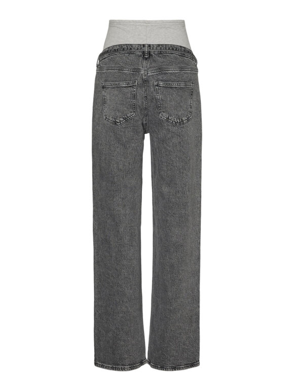 Mamalicious - Vero Moda Tessa wide jeans - grey