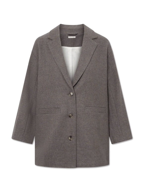 Studio Feder - Luis wool blazer - brown melange