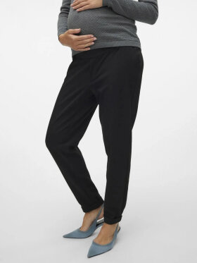 Mamalicious - Maya loose solid pant - black