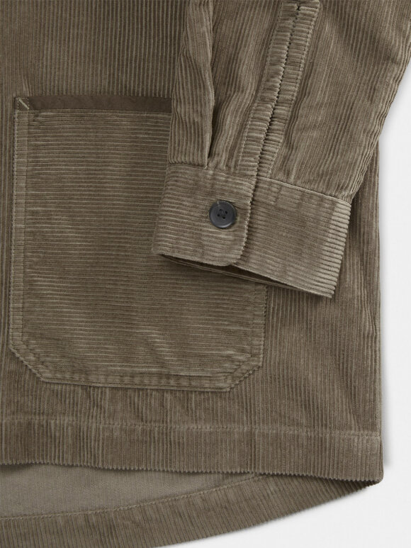 AIAYU - Vinga corduroy shirt - brown khaki