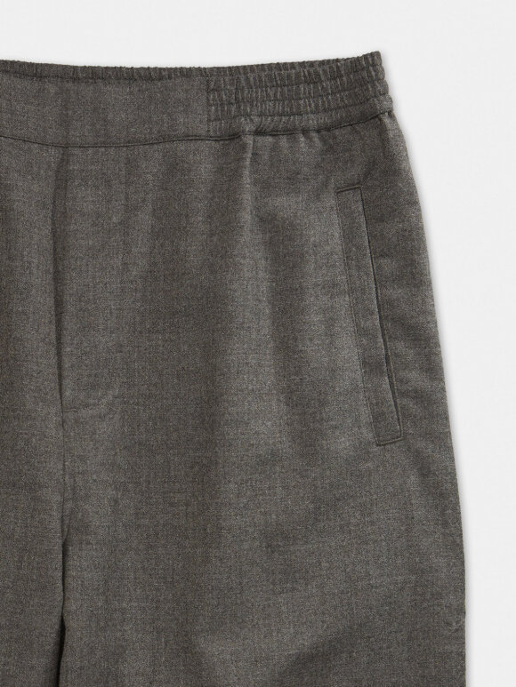 AIAYU - Coco pant fine wool  - brownie melange