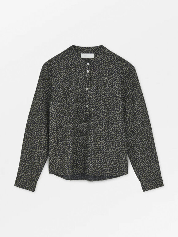 Skall Studio - Agnes shirt - eline print black/beige